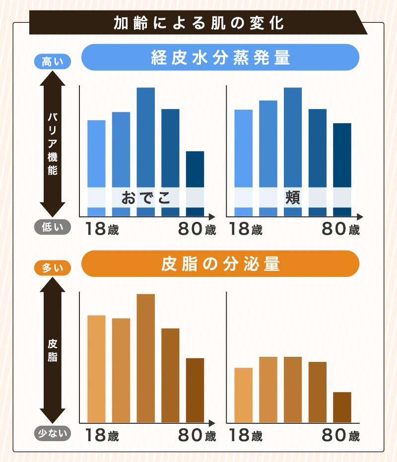 加齢による肌の変化