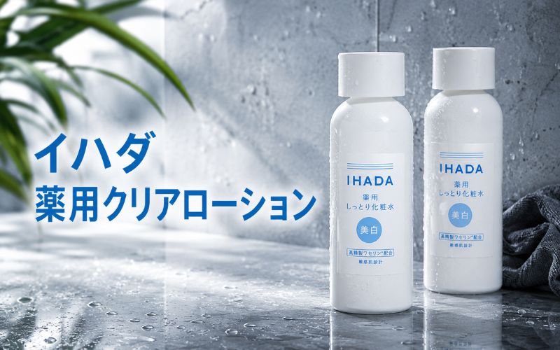 イハダ薬用クリアローションは敏感な肌でも使いやすい成分内容